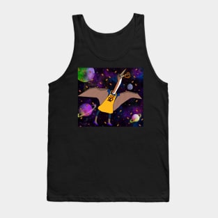 Ultra Pretzel Wizard Auntie Space Birb In Heelz Deluxe Dino Tank Top